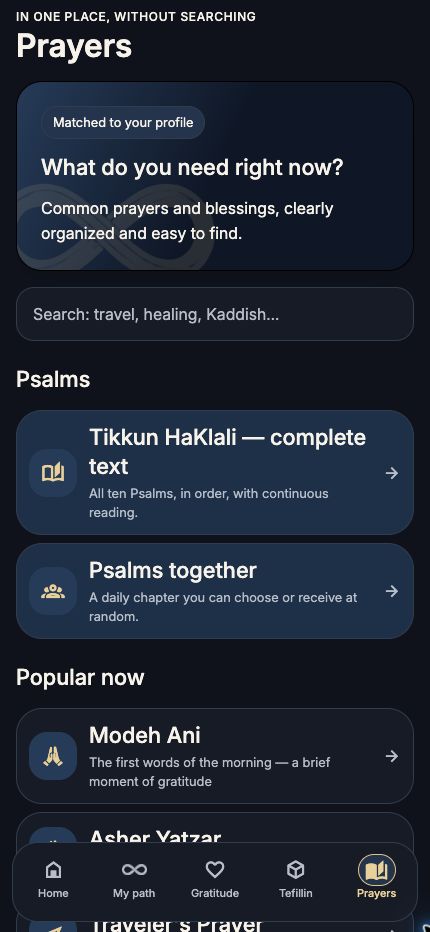 Prayer and blessing library
